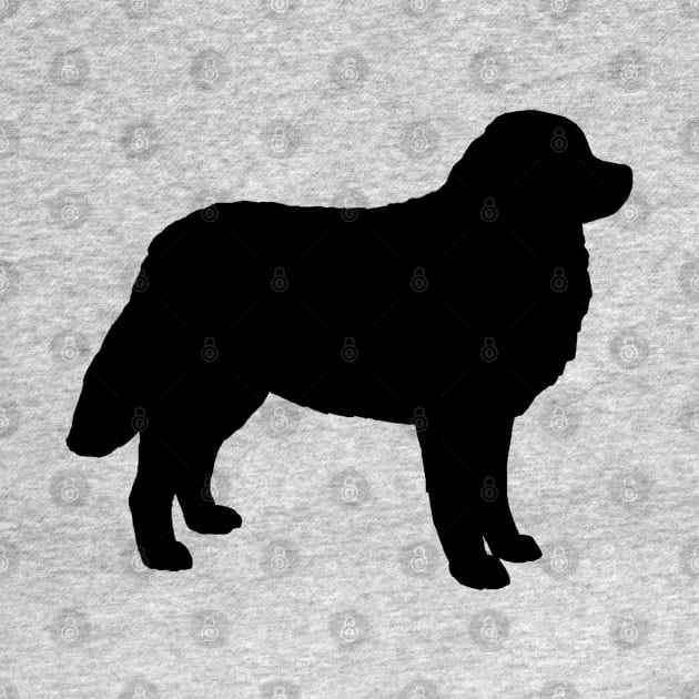 Bernese Mountain Dog Silhouette by Coffee Squirrel